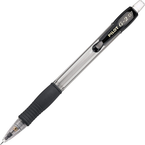 Pilot Μηχανικό Μολύβι Pilot 51015, Λαστιχένια Λαβή, Επαναγεμιζόμενο, .7mm, Μαύρο 2