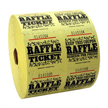 Keltaiset arpaliput: 1000 kappaleen rulla
