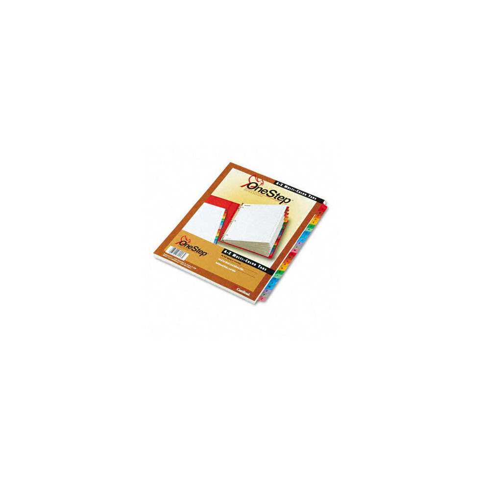 Cardenal Traditional Onestep Index System 26-Tab A-Z Letter (Set Of 26) [Set Of 2]