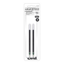 uni-ball 207 Impact RT -geelikyn n t ytt pakkaus, paksu k rki, 1,0 mm, musta, 2 t ytt pakkauksen pakkaus