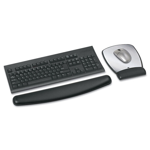 3M 3M WR309LE REST REST NONSKID Base de 18 polegadas WX2-1/2 polegadas DX3/4 polegadas H preto 2