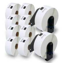 BETCKEY - Kompatibla adressetiketter ersttare fr bror DK -1201 (1.1 """" x 3,5 """") Anvndning med bror QL -etikettskrivare [10 rullar + 2 teranv