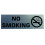 Basic-Schild Rauchen verboten (gebrstetes Silber)  mittelgro 1