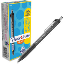 Paper Mate 1951260 InkJoy 300 RT Retractable Ballpoint Pen 1mm Black Dozen