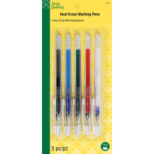 Dritz Heat Erase Pens 5 Count Notion  UNITS  Assorted Colors