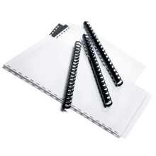 Office Depot Brand 5/8 """" Pacote preto com capacidade para pe as de 125 folhas de 25 folhas de 25 folhas de 25