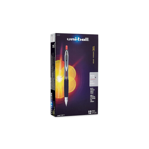 Uni-Ball uni-ball 61257 Signo Gel 207 Αναδιπλούμενο Στυλό Γέλης Κόκκινο Μικρό Δώδεκα 1