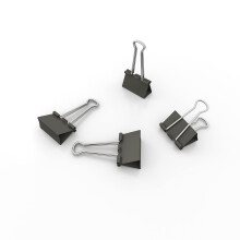 Klipy do zakladaca Nctinystore Mal kovov svorky 0,75 palca / 19 mm (cierne 40 ks)
