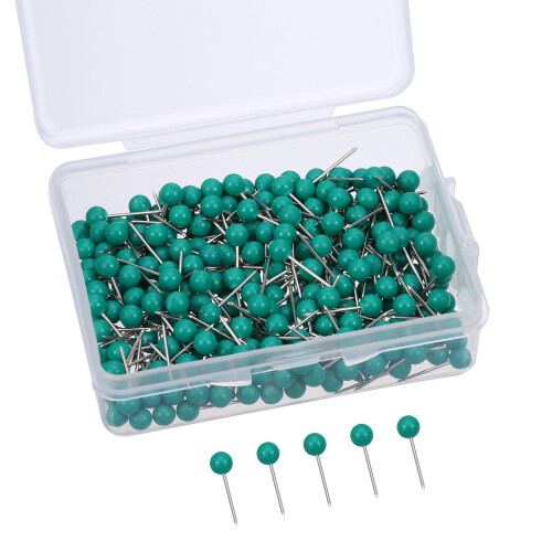 Pachet de 500 de ace de mpingere pentru har?i de dimensiuni mici (verde 1/8 inch)