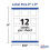 Τετράγωνες Ετικέτες Print-To-The-Edge W/trueblock, 2 X 2, Λευκές, 300/πακέτο 5