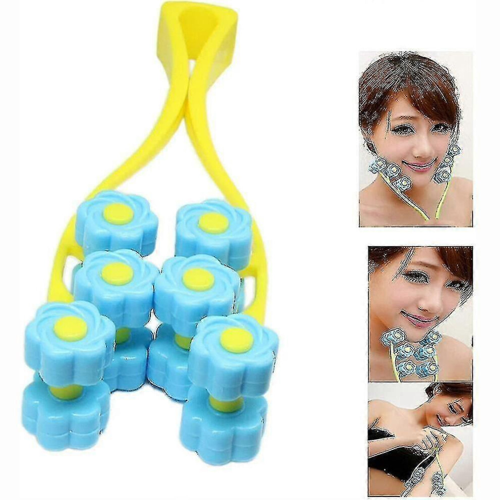 Face Massager,facial Massage, Flower Type Massage Roller for V Face