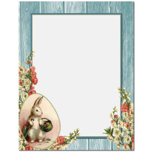 Carta intestata per stampante laser e a getto d'inchiostro Cottontail Easter (confezione da 25)