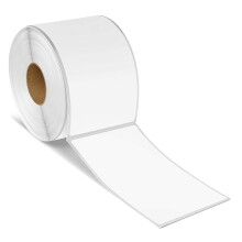 Spartan Industrial - Etiquetas t   rmicas directas perforadas de 2,25"" x 4