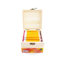 S & E TEACHER'S EDITION 160 Stck 4-Zoll-Golfstifte, vorgespitzte, bruchfeste Mine, Nr. 2 halbe Bleistifte mit Radiergummi-Oberseite, 2 HB-Bleistifte