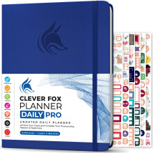 Clever Fox Planner Daily PRO  8,5 x 11 Zoll A4-Tagesplaner und Dankbarkeitstagebuch zur Steigerung der Produktivitt, Zeitmanagement und Erreichen I