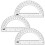 Mr. Pen Protractor 6 inch Protractor Pakket van 3 1