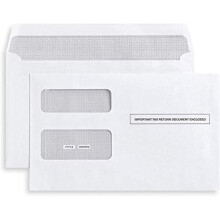 50 1099 Steuerumschl?ge, entworfen f?r 1099, verschiedene 1099-R- und DIV- und INT-Laserformulare, 5 5/8 Zoll x 9 Zoll, gummierte Klappe, 50 Umschl?ge