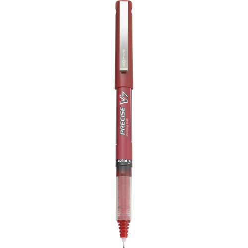 Pilot Pilot Precise V7 Capped Liquid Ink Rolling Ball Penns Fine Point 0,7 mm Red Pack med 8 1