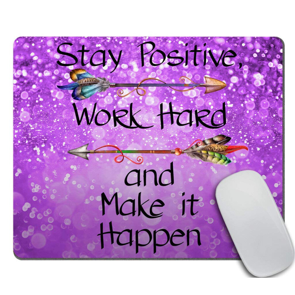 Amcove Mouse Pad Motivational Mousepad New Job Gift Office Decor Inspirational Quote Mouse Pad Lady For Coworker Cubicle Decor Office Suppli 6280849573253