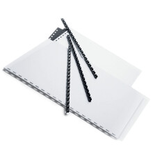 Office Depot Brand 1/4 """" Pacote preto com capacidade para 20 folhas de 20 folhas de 25 folhas de 25 folhas de 25