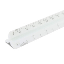 Pacific Arc Architect Economy-Mastabslineal geteilt durch: 1/16 Zoll, 3/32 Zoll, 1/8 Zoll, 3/16 Zoll, 1/4 Zoll, 3/8 Zoll, 1/2 Zoll, 3/4 Zoll, 1 Zoll