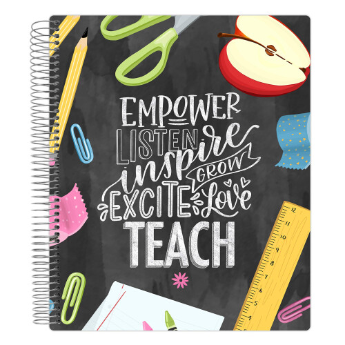 bloom daily planners Ακαδημαϊκό Ημερολόγιο Δασκάλου - Οργανωτής Μαθημάτων 7 Περιόδων (9" x 11")