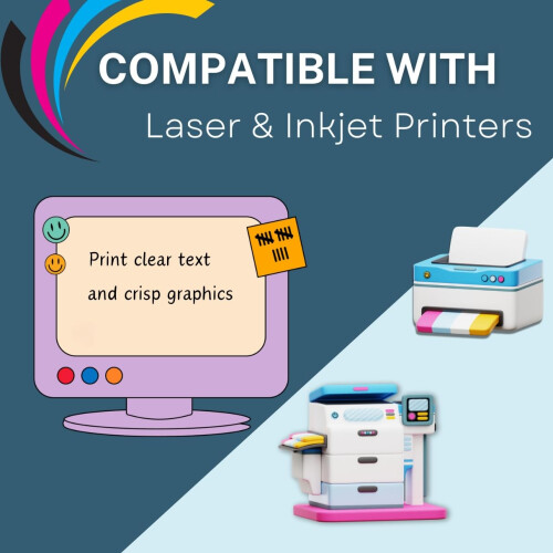 PACKZON 2"""" x 2"""" Square Labels for Laser/Inkjet  Permanent Adhesive 1