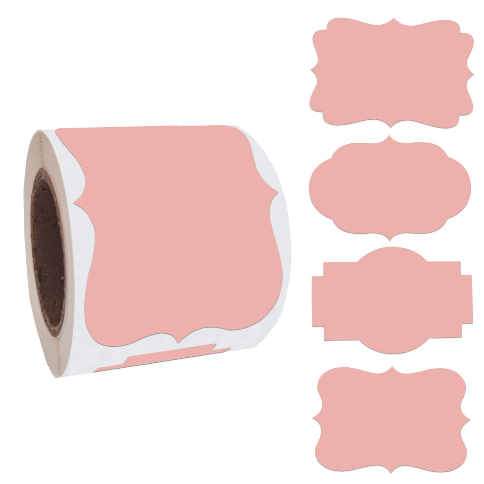 SALEMAR 2 x 3 inch Rose Gold Sticker Labels Cadeau Label Stickers 200PCS