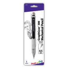 Pentel Arts GraphGear 300 mekaaninen lyijykyn    (0,5 mm), ohutviivainen, 1 kpl, musta runko