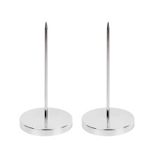 2PCS Bill Fork Rod Paper Holder Spike Roestvrij Staal Controleer Bill Hol
