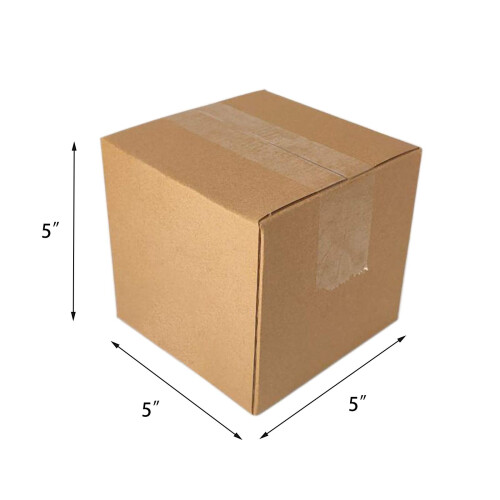 zmybcpack 40 Τεμάχια Κουτιά 5x5x5 ιντσών - Κουτιά Αποστολής από Χαρτόνι Κύματος 1