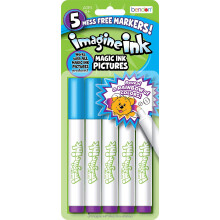 Paquete de 5 marcadores Imagine Ink de Bendon. Recambio de 2 marcadores Imagine Ink Mess Free. Total de 10