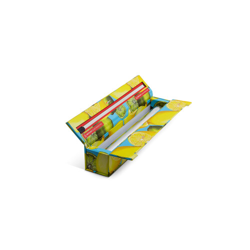 ChicWrap Lemon Refillable Foil Dispenser - Includes 12""""x 30' Roll of 1