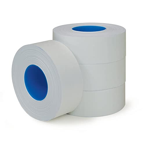 Ετικέτες Τιμολόγησης 2 Γραμμών Office Depot, Λευκές, 1.000 Ετικέτες/Roll, Πακέτο 4 Rolls 1