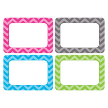 Lärarresurser Chevron Namnskyltar, Assorterade, 36 Per Förpackning, 6 Förpackningar