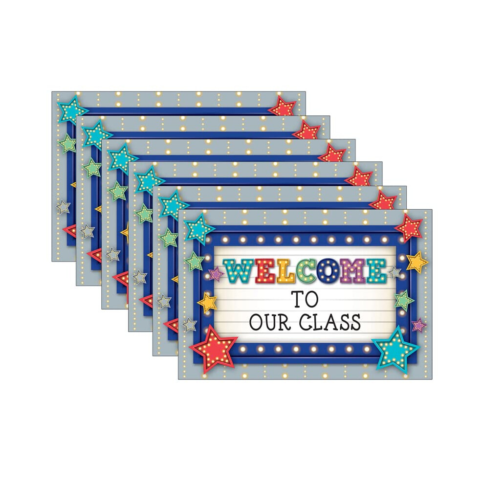 Cartes postales de bienvenue Marquee 30 par paquet 6 paquets