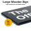 EXCELLO GLOBAL PRODUCTS 17"x5.6" Το Σημάδι Γραφείου: Ιδανική Διακόσμηση Τοίχου 3