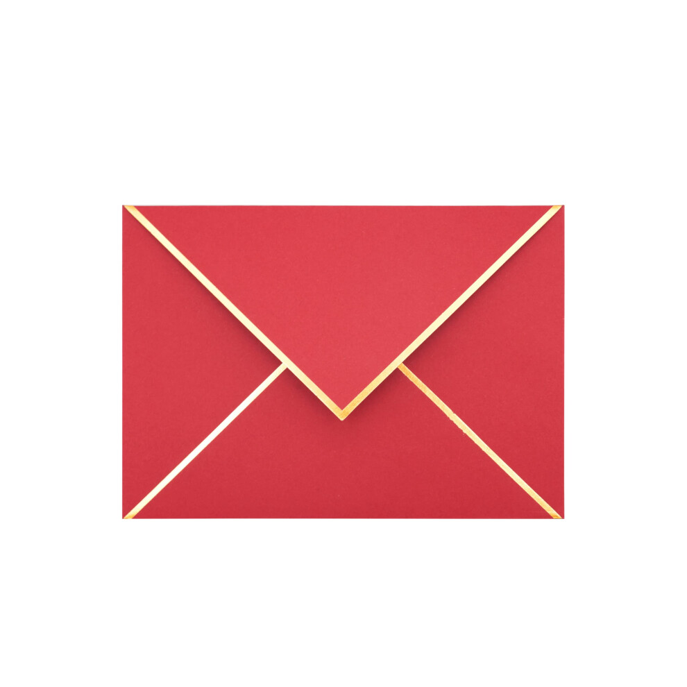 A7-Umschl?Ge, 25Er-Pack, V-Klappe, Folienrand, Luxuri?Se Versandumschl?Ge F?R 5 X 7 Karten F?R Hochzeitseinladungen, Chinesisches Neujahr-image