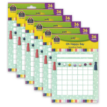 Von Lehrern erstellte Ressourcen-Incentive-Diagramm, 43,2 x 55,9 cm, Oh Happy Day, 6er-Pack (Tcr9047-6)