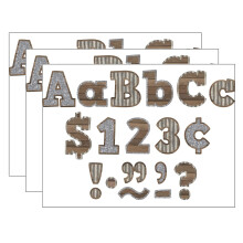 Home Sweet Classroom Bold Block 4"""" Buchstaben-Kombipaket, 230 Zeichen pro Packung, 3 Packungen