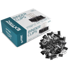 Binder-Clips  48 Mini-Binder-Clips, Mini-Clips, Binder-Broklammern, Binder-Clip-Clips, Brobedarf