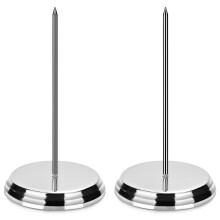 2PCS Receipt Holder Spike  Bill Fork  Check Spindle  Ticket Stabber for Restaurant  Memo Holder Spike