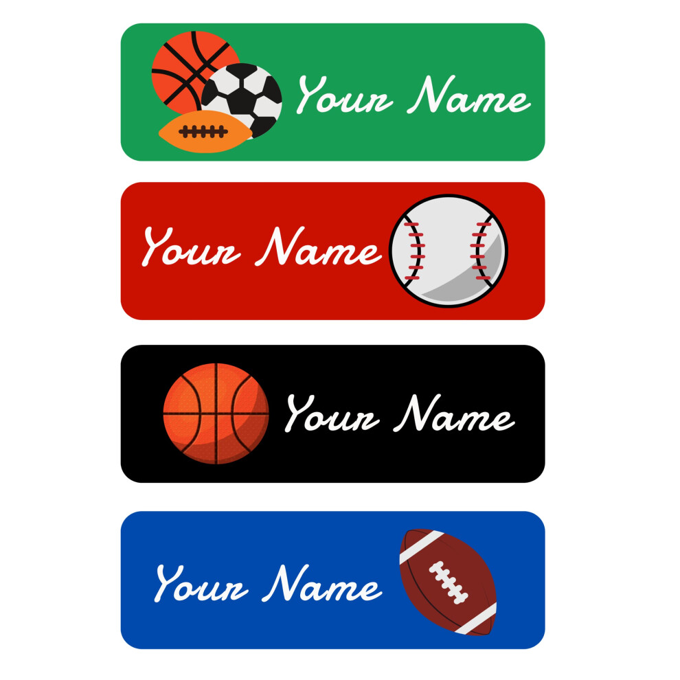 Custom Waterproof Dishwasher Safe Kid Name Labels for Daycare(128 Pack