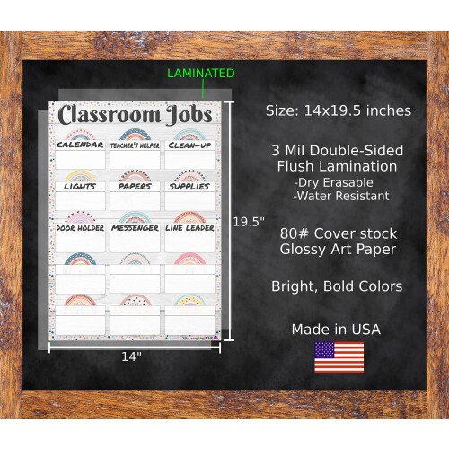 3D Learning LLF Boho Καθηγητών Chart - Λαμιναρισμένο 14x19.5 - Αφίσες και Διακοσμήσεις 2