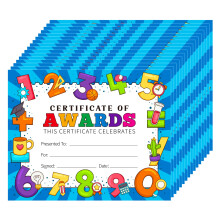 D24TIME 30stk Certifikat for priser for b?rn 8 """" x 10 """" B?rnehavecertifikat for pr?station for studerendes l?rere f?rskolediploma Awards certif