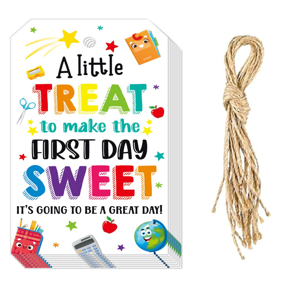 Zur?Ck Zur Schule Dekorationen Lieferungen Eine Kleine Leckerei, Um Das Schuljahr S?? Zu Machen Erster Schultag Essen S??E Leckerei Tags 1. Tag Teache-image