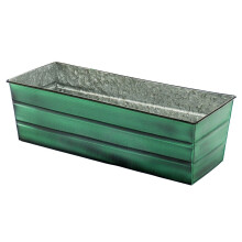 Achla Designs VFB05 Medium Green Galvanized Steel Window Flower Box