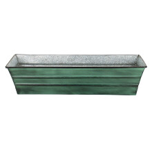 Achla Designs C08 Small Green Galvanized Steel Window Flower Box