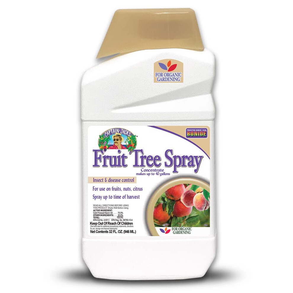 Bonide Captain Jack's Fruit Tree Spray  32 oz Concentrate  Insect & Di