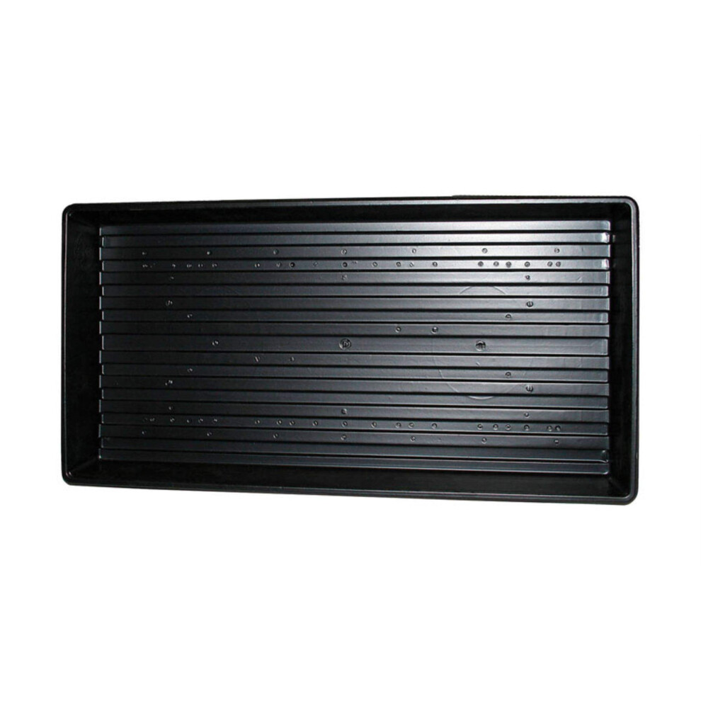 Jiffy TTRAY Plastic Plant Tray 11"" x 22"" Black